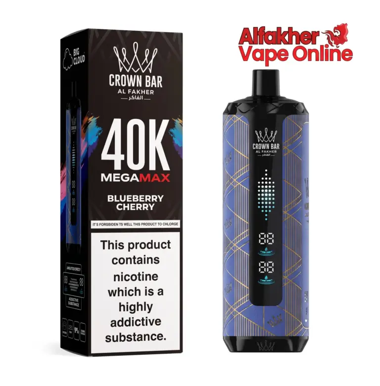Crown Bar Al Fakher 40K Blueberry Cherry 6mg Disposable