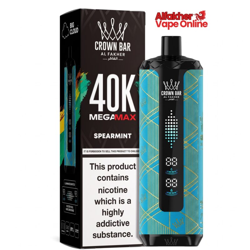 Crown Bar Al Fakher 40K Spear Mint 6mg Disposable Vape