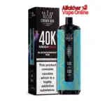 Crown Bar Al Fakher 40k Black Current Ice 6mg Disposable Vape