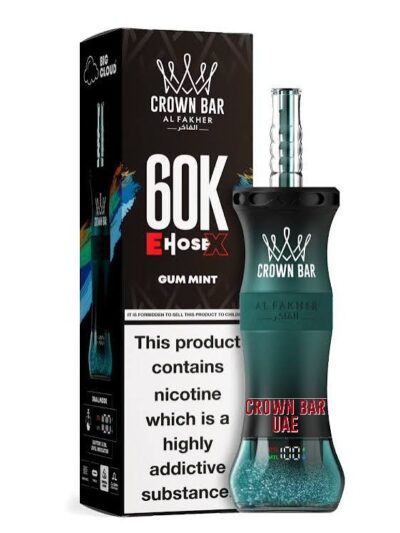 Al Fakher Crown Bar 60K Mint 6mg Disposable Vape UAE