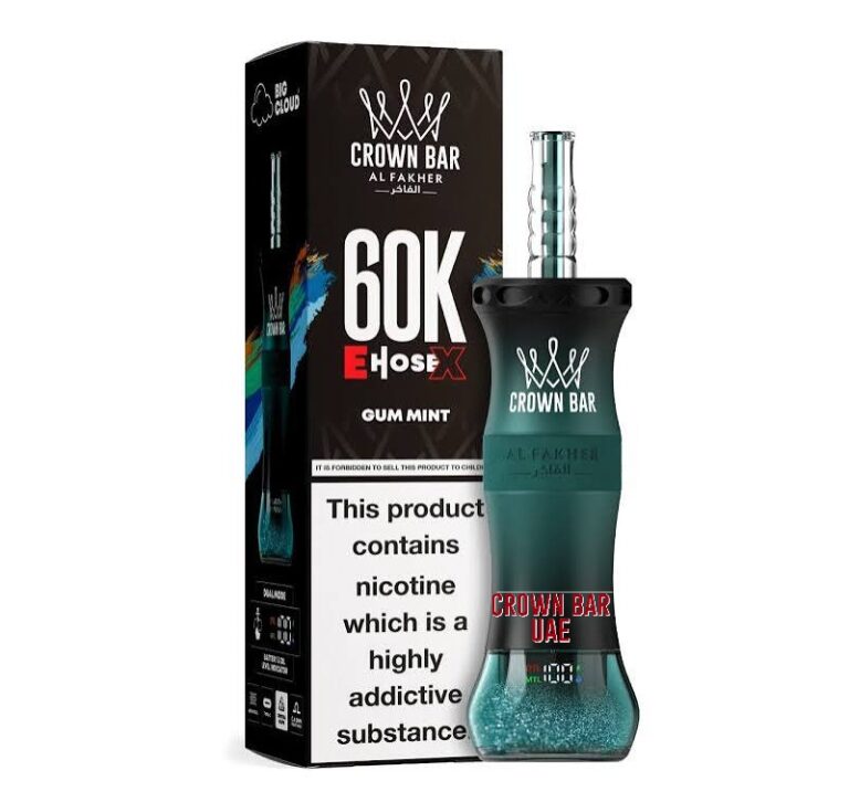 Al Fakher Crown Bar 60K Mint 6mg Disposable Vape UAE