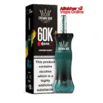 Crown Bar Al Fakher E Hose X 60k Lemon Mint 6mg Disposable Vape UAE