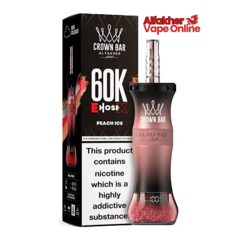 Al Fakher E Hose X 60k Peach Ice