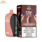 Al Fakher 50K Blueberry Peach Ice Disposable Vape 6mg | UAE