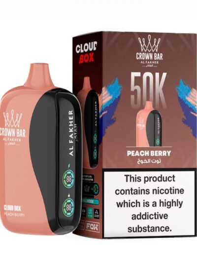 Al Fakher 50K Peach Berry Cloud Box Vape 6mg | UAE