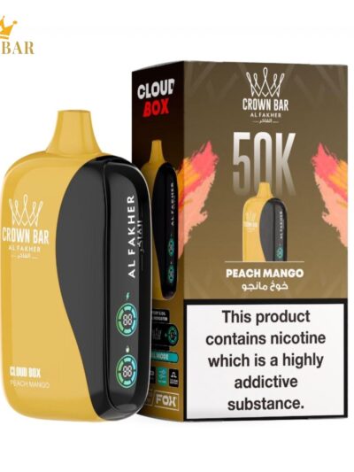 Al Fakher 50K Peach Mango Cloud Box Vape 6mg | UAE