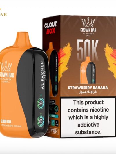 Crown Bar Al Fakher 50k Strawberry Banana 6mg Disposable