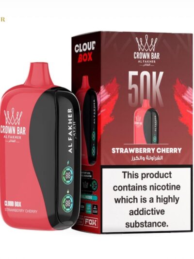 Al Fakher 50K Strawberry Cherry Cloud Box Vape 6mg | UAE