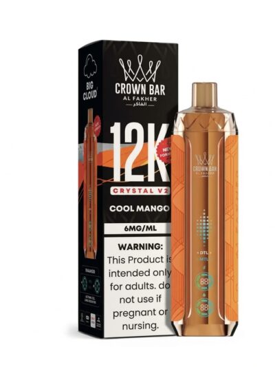 Al Fakher 12000 Puffs Cool Mango V2 Crystal 5mg Disposable Vape in UAE
