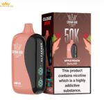 Al Fakher 50K Apple Peach Cloud Box Vape 6mg | UAE
