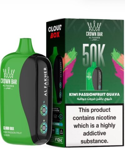 Al Fakher 50K Kiwi Passionfruit Guava Cloud Box 6mg | UAE