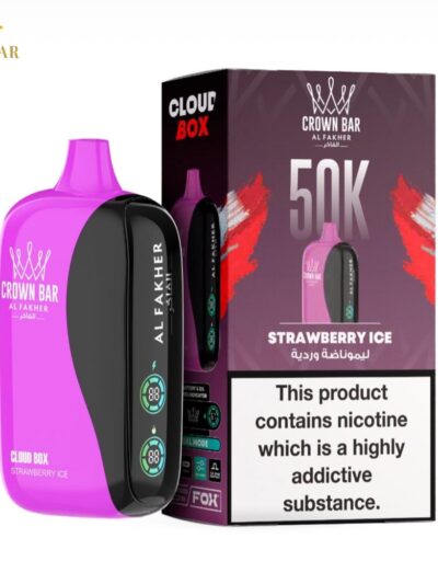 Al Fakher 50K Strawberry Ice Cloud Box Vape 6mg | UAE