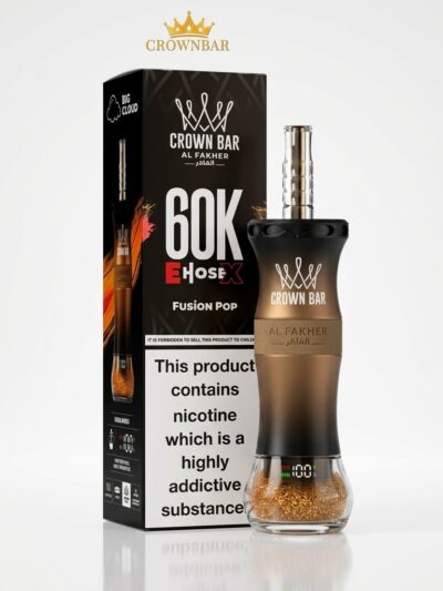 Crown Bar Al Fakher E-Hose X 60K Fusion Pop Vape (6mg) | UAE