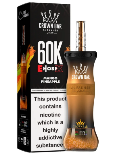 Crown Bar Al Fakher E-Hose X 60K Mango Pineapple Vape | UAE