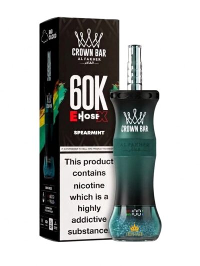 Crown Bar Al Fakher E-Hose X 60K Spearmint Vape (6mg) | UAE