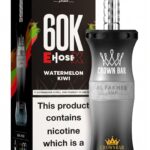 Crown Bar Al Fakher E-Hose X 60K Watermelon Kiwi Disposable Vape 6mg in UAE