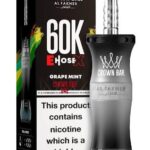 Crown bar Al Fakher E-Hose X 60k Grape Disposable Vape (6mg)