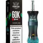 Crown Bar Al Fakher E-Hose X 60K Lemon Lime Disposable Vape 6mg in UAE