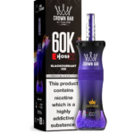 Crown Bar Al Fakher E-Hose X 60K Blackcurrant Ice Disposable Vape 6mg in UAE